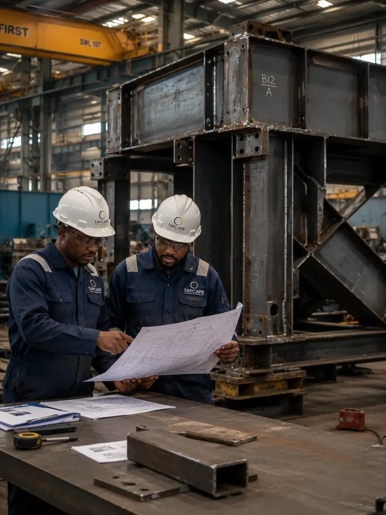 Planning fabrication project at tapcape